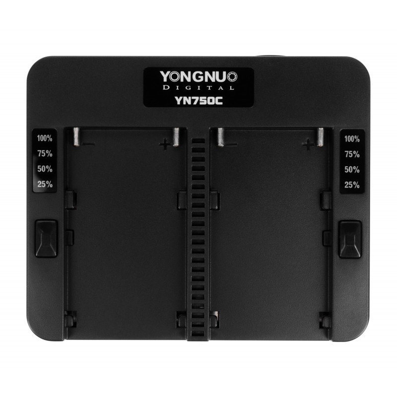Ładowarka dwukanałowa Yongnuo YN750C do akumulatorów serii NP-F front