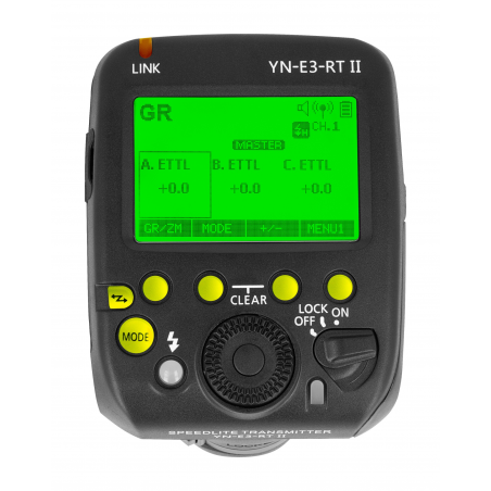 Kontroler radiowy Yongnuo YN-E3-RT II do Canon panel sterowania LCD Kontroler radiowy Yongnuo YN-E3-RT II do Canon panel sterowania LCD