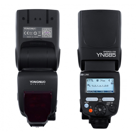 Lampa błyskowa Yongnuo YN685 do Canon front tył Lampa błyskowa Yongnuo YN685 do Canon front tył