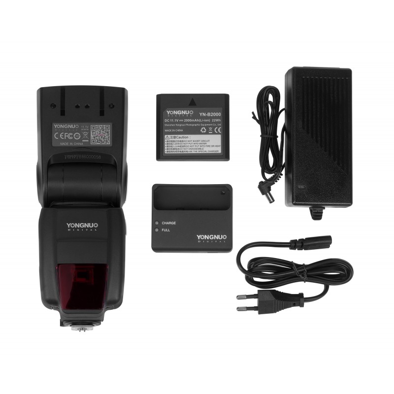 Lampa błyskowa Yongnuo YN686EX RT do Canon Kit zawartość zestawu