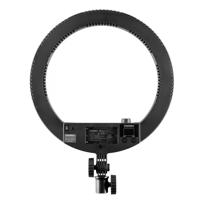 Lampa pierścieniowa LED Yongnuo YN408 zmienna temperatura barwowa tył