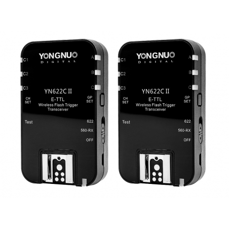 Zestaw dwóch wyzwalaczy radiowych Yongnuo YN622N II do Nikon zestaw