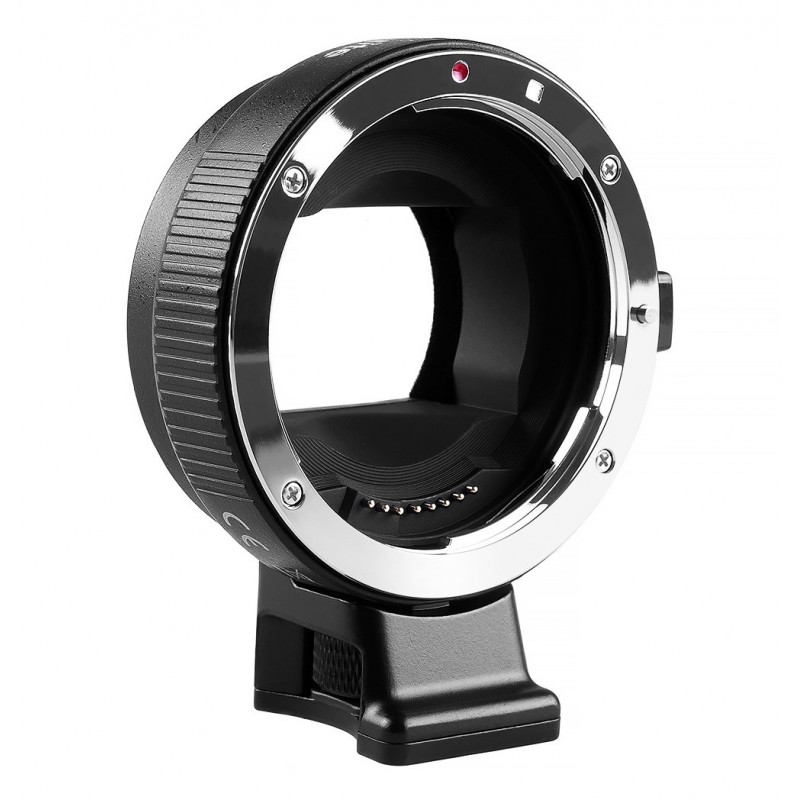 Adapter bagnetowy Commlite CoMix CM-EF-NEX - Canon EF / Sony E, czarny - Zdjęcie 1