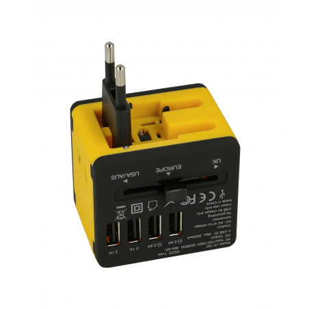 Adapter sieciowy z USB dla podróżujących Superbee JY-192 - czarny - Zdjęcie 5 Adapter sieciowy z USB dla podróżujących Superbee JY-192 - czarny - Zdjęcie 5