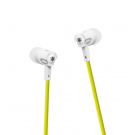 Słuchawki przewodowe z mikrofonem Superbee - żółte - Zdjęcie 1