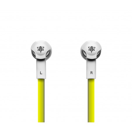 Słuchawki przewodowe z mikrofonem Superbee - żółte - Zdjęcie 2