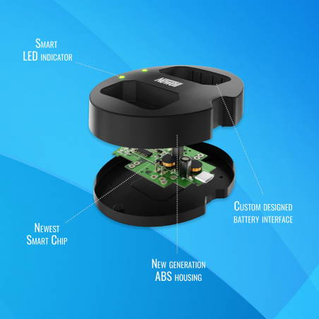 Ładowarka dwukanałowa Newell SDC-USB do akumulatorów NP-BX1 - Zdjęcie 6 Ładowarka dwukanałowa Newell SDC-USB do akumulatorów NP-BX1 - Zdjęcie 6