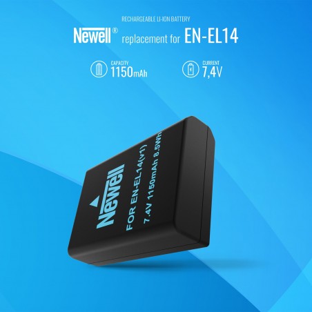 Akumulator Newell zamiennik EN-EL14 - Zdjęcie 5