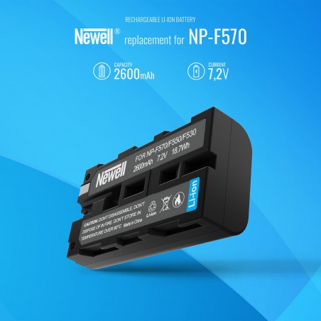 Akumulator Newell zamiennik NP-F570 - Zdjęcie 5