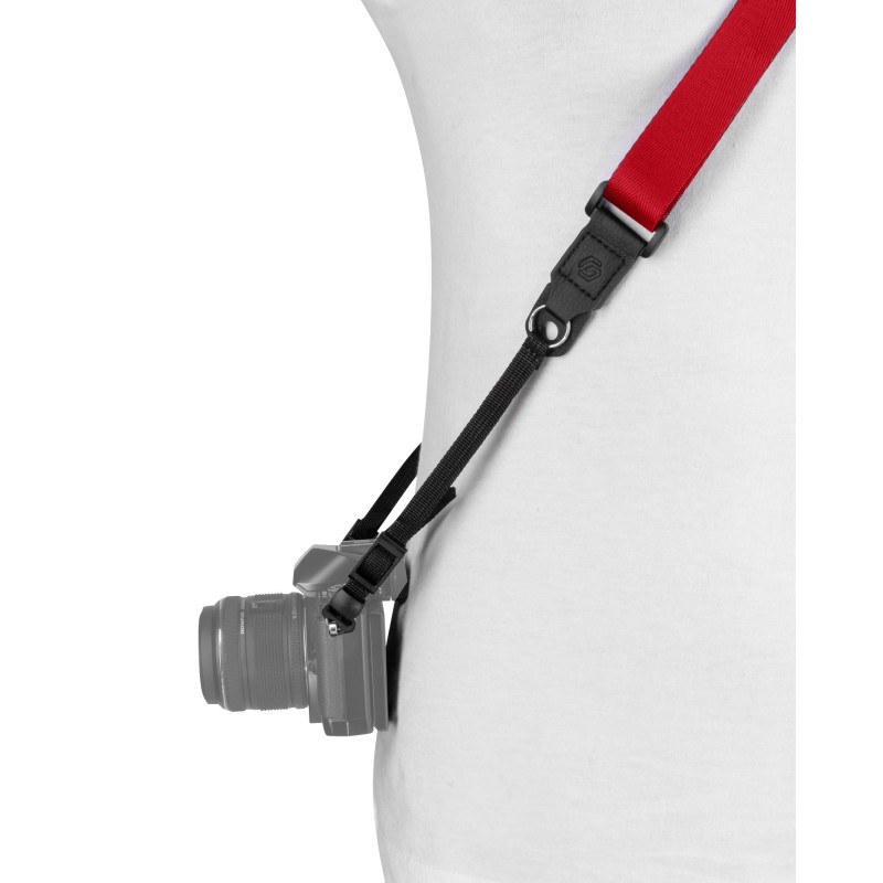 Pasek do aparatu GGS MS-1R - czerwony - Zdjęcie 3