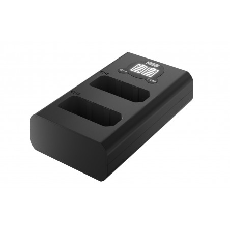 Ładowarka dwukanałowa Newell DL-USB-C do akumulatorów EN-EL14 - Zdjęcie 1