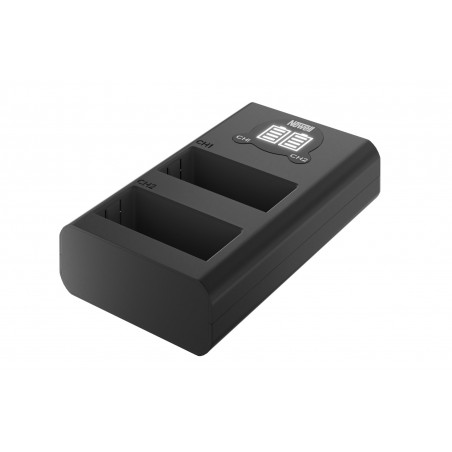 Ładowarka dwukanałowa Newell DL-USB-C do akumulatorów NP-w126 - Zdjęcie 1