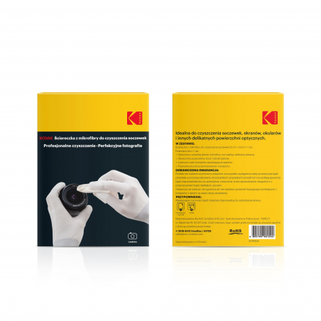 Ściereczka z mikrofibry Kodak do czyszczenia soczewek - Zdjęcie 1 Ściereczka z mikrofibry Kodak do czyszczenia soczewek - Zdjęcie 1