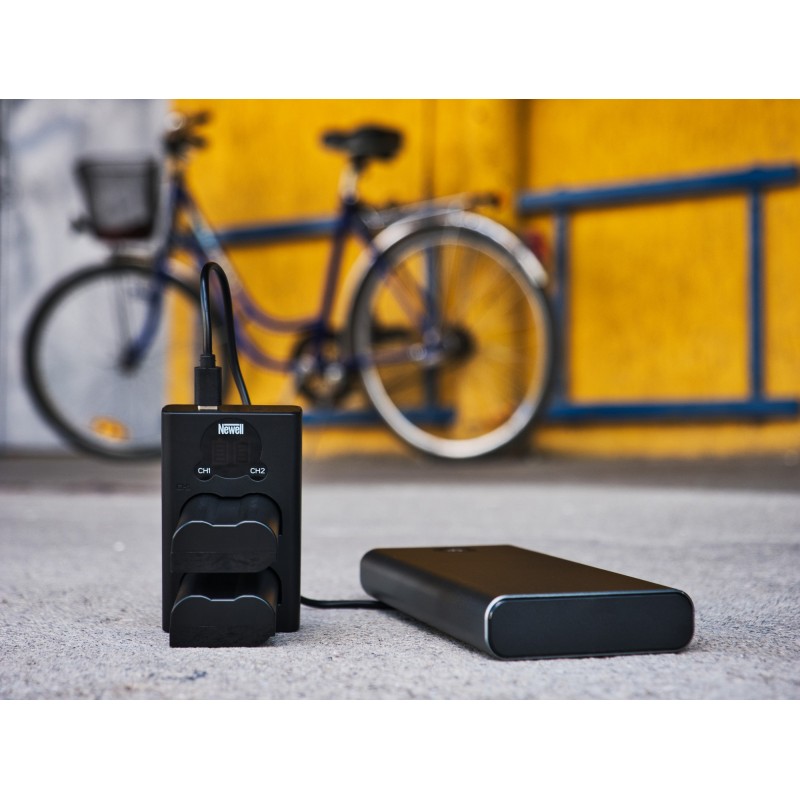 Ładowarka dwukanałowa Newell DL-USB-C do akumulatorów AABAT-001 - Zdjęcie 9