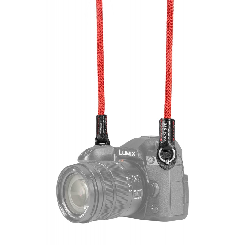 Pasek do aparatu GGS NMS-1BR - czerwony - Zdjęcie 2