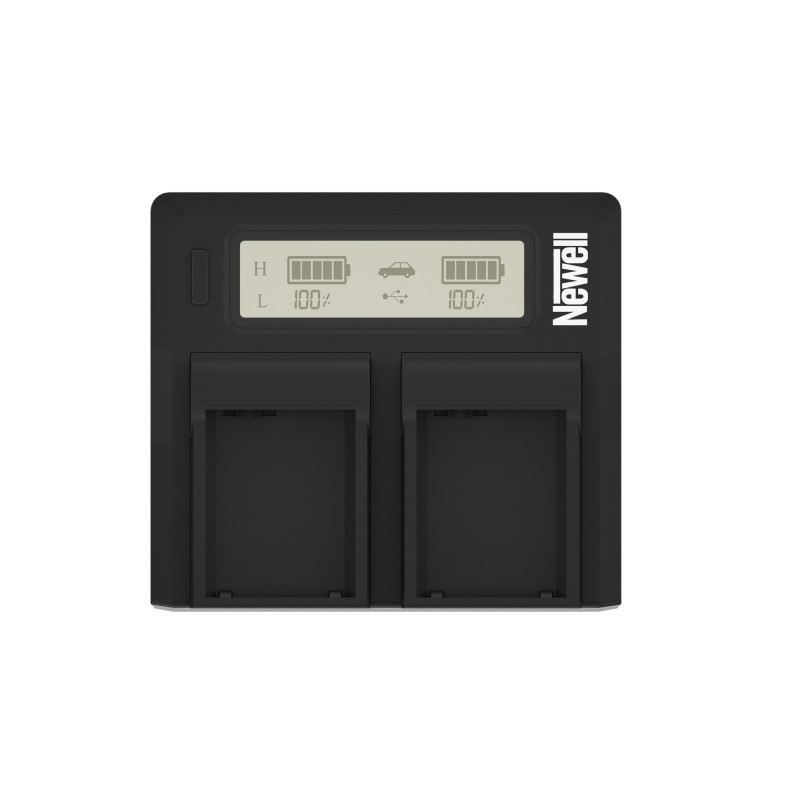 Ładowarka dwukanałowa Newell DC-LCD do akumulatorów LP-E6 - Zdjęcie 3
