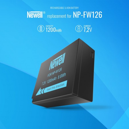 Akumulator Newell zamiennik NP-W126 - Zdjęcie 5