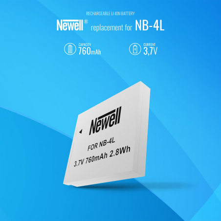 Akumulator Newell zamiennik NB-4L - Zdjęcie 5 Akumulator Newell zamiennik NB-4L - Zdjęcie 5