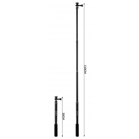 Ramię teleskopowe Superbee GEP110 do kamer sportowych, smartfonów i aparatów - 110 cm - Zdjęcie 6 Ramię teleskopowe Superbee GEP110 do kamer sportowych, smartfonów i aparatów - 110 cm - Zdjęcie 6