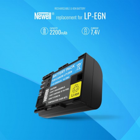 Akumulator Newell zamiennik LP-E6N - Zdjęcie 5