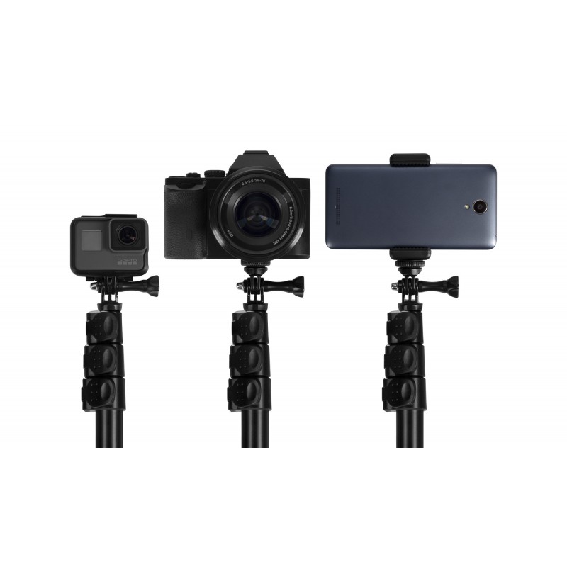 Ramię teleskopowe Superbee GEP300 do kamer sportowych, smartfonów i aparatów - 300 cm - Zdjęcie 5