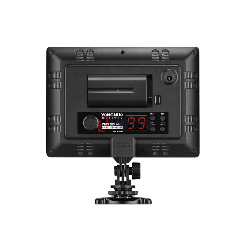 Lampa LED Yongnuo YN300 Air tył panel sterowania zasilanie