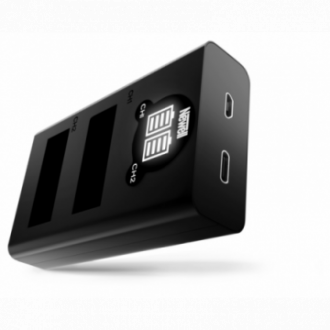Ładowarka dwukanałowa Newell DL-USB-C do akumulatorów AHDBT-901 do GoPro 9 / 10 / 11