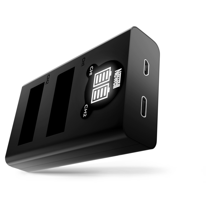 Ładowarka dwukanałowa Newell DL-USB-C do akumulatorów AHDBT-901 do GoPro 9 / 10 / 11