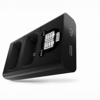 Ładowarka dwukanałowa Newell DL-USB-C do akumulatorów LP-E6 do Canon