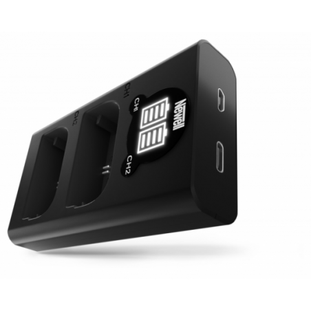 Ładowarka dwukanałowa Newell DL-USB-C do akumulatorów LP-E6 do Canon